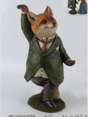 Фигурка интерьерная Лис танцующий Фигурка интерьерная Лис танцующий