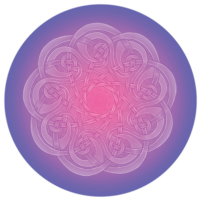 Карты Таро. "Circles of Healing" / Круги исцеления, Blue Angel