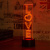 3D ночник Ламповые чувства - Ночник LOVE