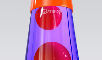 Лава-лампа Mathmos Telstar Оранжевая/Фиолетовая Orange