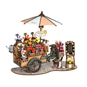 Деревянный конструктор Цветочная тележка Robotime Blossom Cart