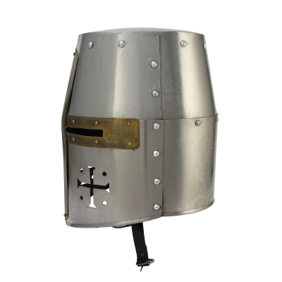 Шлем крестоносца ''Ведро'' с медной отделкой Шлем крестоносца ''Ведро'' с медной отделкой