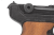 Макет. Пистолет Luger Parabellum P08 ("Люгер P08 Парабеллум") (Германия, 1898 г.), накладки на рукояти из дерева, арт.1143-M