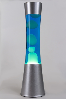Лава-лампа 39см CG Белая/Синяя
