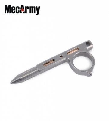 Ручка тактическая MecArmy TPX20 из титана с кольцом под палец
