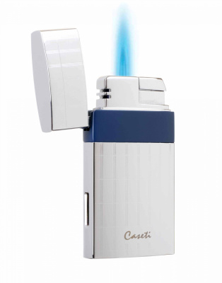 Зажигалка Caseti сигарная турбо, серебристая, CA438-4