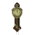 Часы классические настенные с маятником и гирями "Букет"
