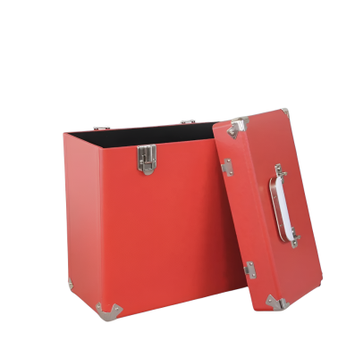 Кейс для виниловых пластинок BOX, красный BOX-Rd
