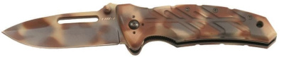 Нож складной Ontario (Онтарио) XM-1D CAMO / прямой / коробка / OKC