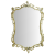 Настенное зеркало в раме "Бикош", золото