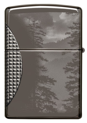 Зажигалка ZIPPO Armor™ Wolf с покрытием High Polish Black Ice®, латунь/сталь, чёрная, 38x13x57 мм Зажигалка ZIPPO Armor™ Wolf с покрытием High Polish Black Ice®, латунь/сталь, чёрная, 38x13x57 мм