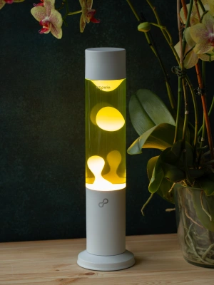 Лава лампа Amperia Tube Белая/Желтая (39 см) White Лава лампа Amperia Tube Белая/Желтая (39 см) White