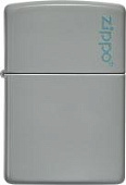 Зажигалка ZIPPO Classic с покрытием Flat Grey, латунь/сталь, серая, глянцевая, 38x13x57 мм