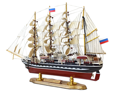 Сувенирная модель парусного корабля "Крузенштерн" (арт.518012), 50см