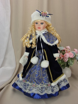 Кукла фарфоровая "Снежана", 16"