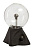 Электрический плазменный шар "Пирамида" 16см (Тесла), черный