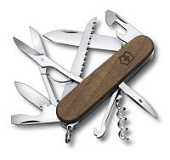 Нож перочинный VICTORINOX Huntsman, 91 мм, 13 функций, рукоять из орехового дерева