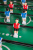 Игровой стол - футбол "PlayOff" (140х73х88см) коричнево-серый