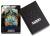 Зажигалка ZIPPO Compass с покрытием Glow In The Dark Green, латунь/сталь, разноцветная, 38x13x57 мм