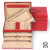 Шкатулка для украшений Sacher, красная, кожа, 69.107.100343