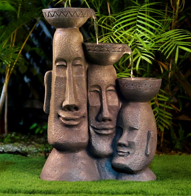Фонтан декоративный с подсветкой ''Моаи'' Фонтан декоративный с подсветкой ''Моаи''