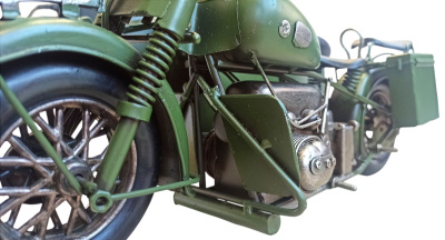 Масштабная модель мотоцикла с коляской BMW R75 войск Вермахта Масштабная модель мотоцикла с коляской BMW R75 войск Вермахта