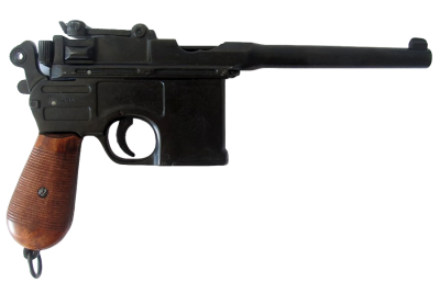 Макет. Пистолет Mauser C96 ("Маузер") с деревянной кобурой-прикладом (Германия, 1896 г.)