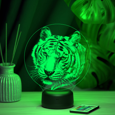 3D ночник Бенгальский тигр