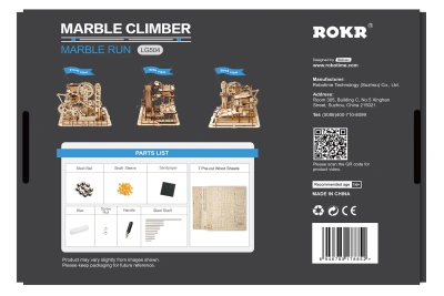 Деревянный конструктор-серпантин Robotime - Альпинистская крепость (Marble Climber Fortress)