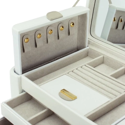 Шкатулка LC Designs для хранения украшений арт.71021, белая Шкатулка LC Designs для хранения украшений арт.71021, белая