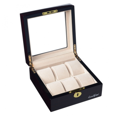 Шкатулка LuxeWood  для хранения 6-ти часов арт.LW804-6-5, венге