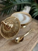 Сахарница Embossed латунь 5''