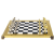 Шахматный набор "Стаунтон, турнирные" (36х36 см), доска черно-белая