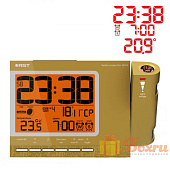Проекционные часы и метеостанция RST Цвет: золотой. арт.32754