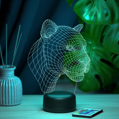 3D ночник Пума