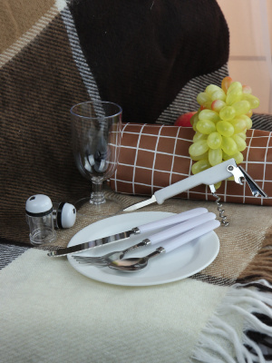 Набор для пикника с термосумкой и пледом на 4 персоны Набор для пикника с термосумкой и пледом на 4 персоны