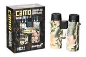 Бинокль Levenhuk Camo Rind 10x42 с сеткой