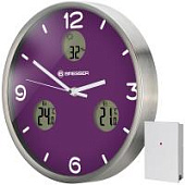 Часы настенные Bresser MyTime io NX Thermo/Hygro, 30 см