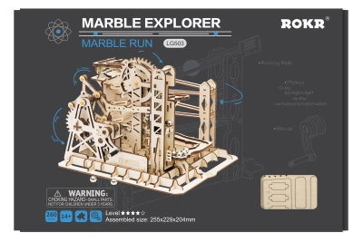 Деревянный конструктор-серпантин Robotime - Исследователь (Marble Explorer)