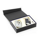 зажигалка Tribeca II QTR-415021 + гильотина CU-100T001 зажигалка Tribeca II QTR-415021 + гильотина CU-100T001