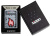 Зажигалка ZIPPO Flame Design с покрытием Street Chrome, латунь/сталь, серебристая, 38x13x57 мм