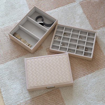 Шкатулка LC Designs для хранения украшений арт.76933, бледно-розовая