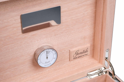 Хьюмидор Gentili Fumatore Argento на 50 сигар, Клен Хьюмидор Gentili Fumatore Argento на 50 сигар, Клен