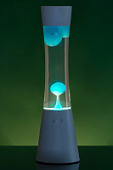 Лава лампа Amperia Grace Бирюзовая/Прозрачная (39 см)