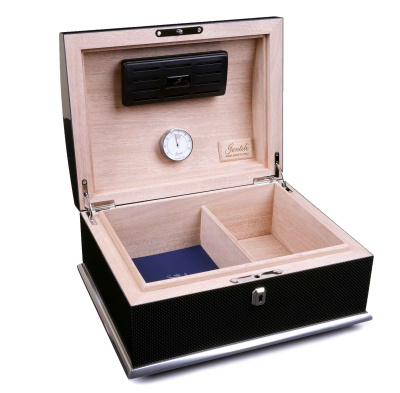 Хьюмидор Gentili Dome Top на 60 сигар, Карбон