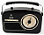 Радиоприемник GPO Rydell Nostalgic (fm.mw.sw.lw), чёрный