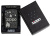 Зажигалка ZIPPO Classic с покрытием  , латунь/сталь, черная, матовая, 38x13x57 мм