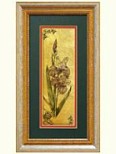 Картина на сусальном золоте «Ирисы» Картина на сусальном золоте «Ирисы»