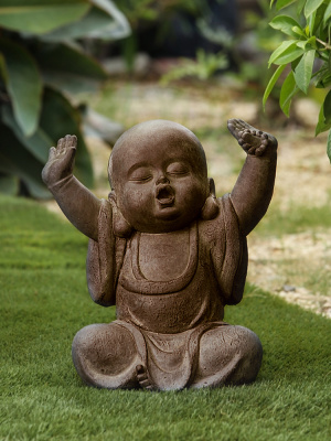 Фигура садовая Маленький Будда "Принимающий благословение"