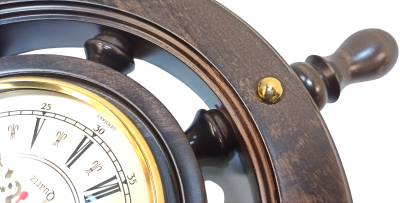 Часы в виде штурвала, арт.С-6-Ч Часы в виде штурвала, арт.С-6-Ч